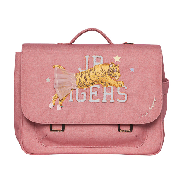 Jeune Premier Boekentas It Bag Midi 17 l Tutu Tiger Pink Melange - 38x30x14.5 cm