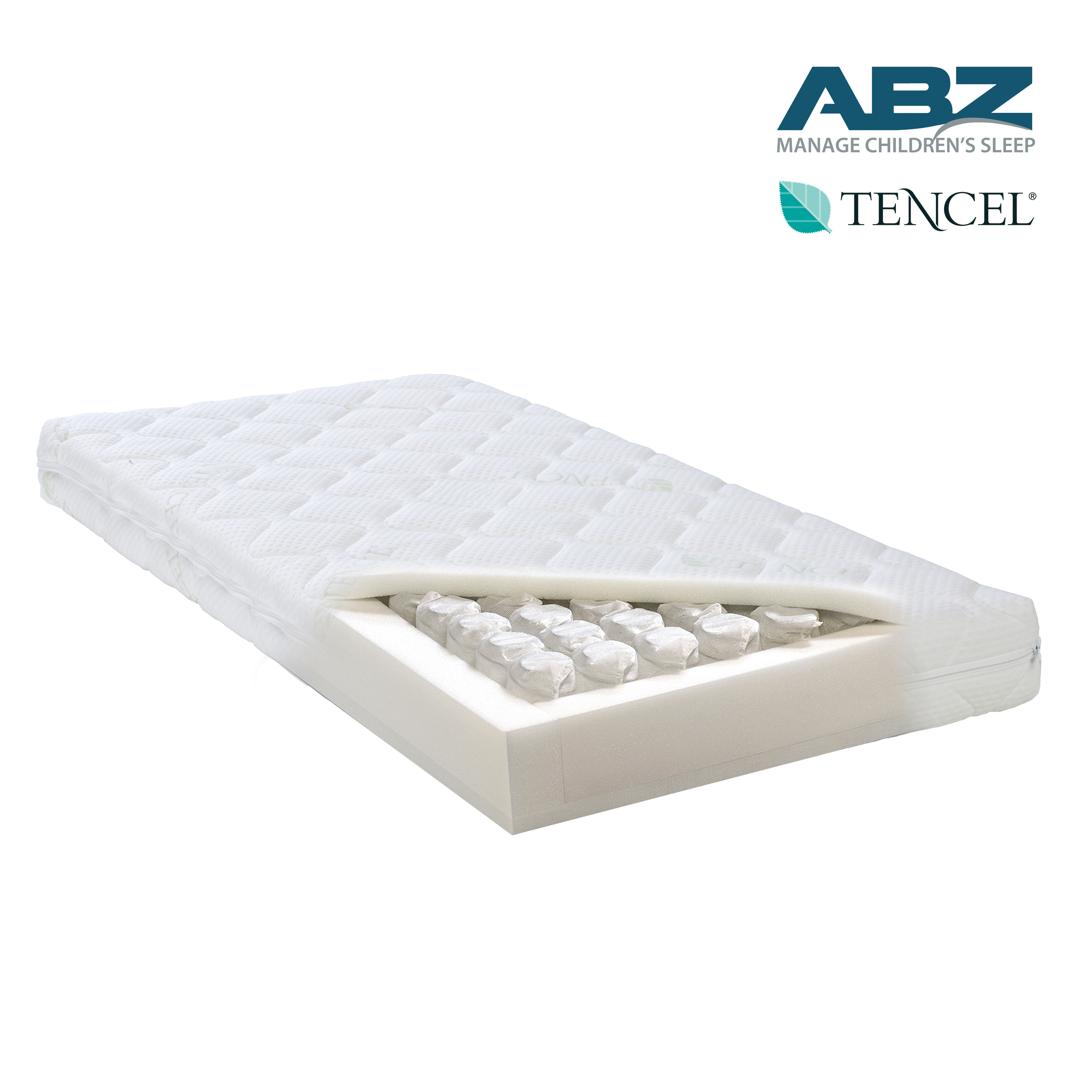 Matras Zzzoo - Pocket + HR - Tencel Kangaroo - 60X120X13 cm - VALUMAT INCL