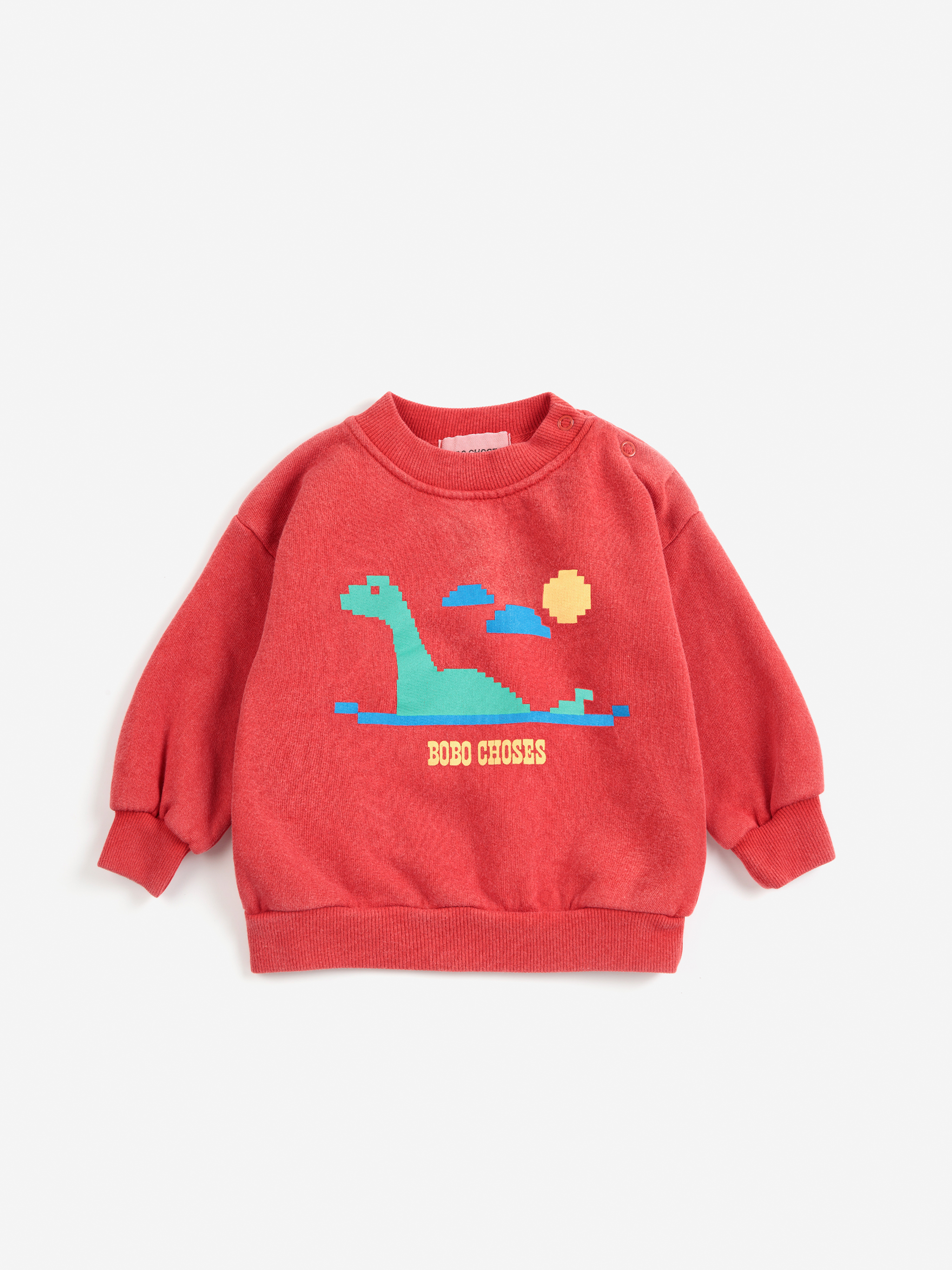 Bobo Choses Baby Sweater Lake Monster