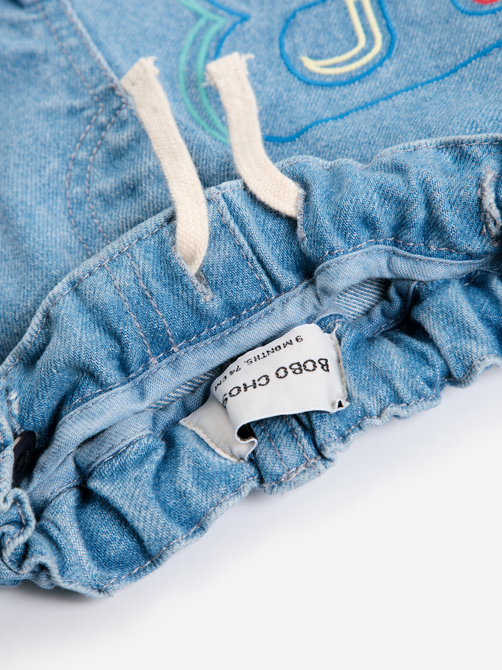 Bobo Choses Baby Broek Denim Embossed - 24 maand