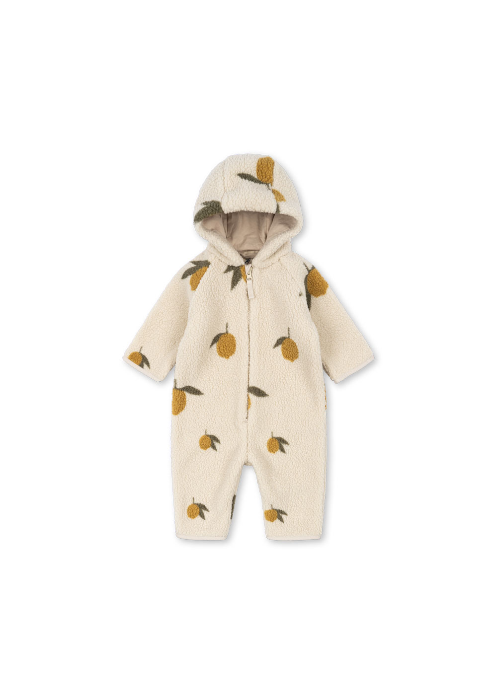 Konges Slojd Onesie Jody Teddy Mon Grand Citron Sage - 6 maand