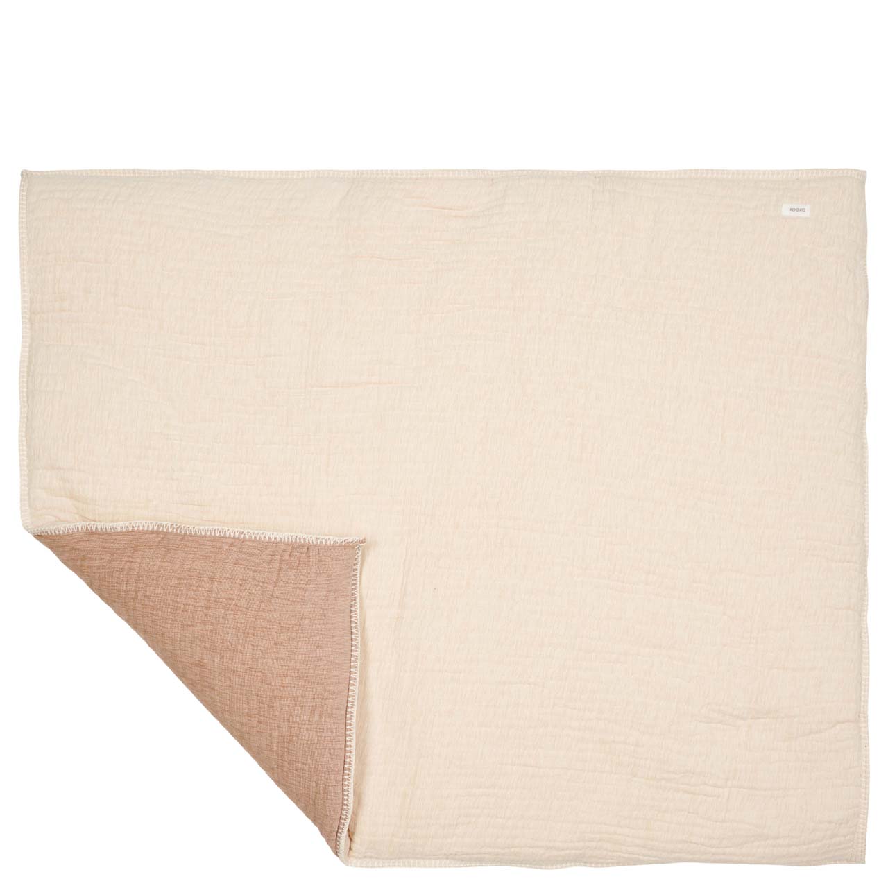 Koeka Parkligger Rivoli Warm White-Caffee 75x95 cm