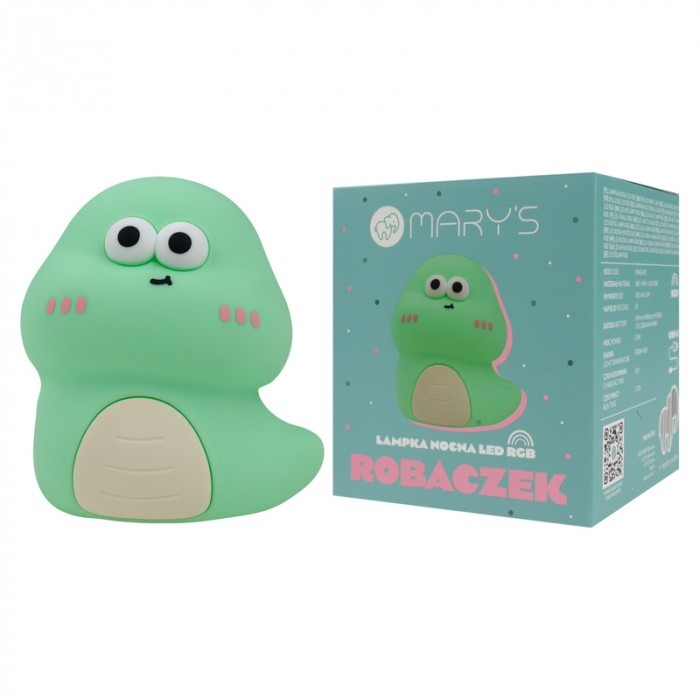 Mary's Nachtlamp LED Green Worm