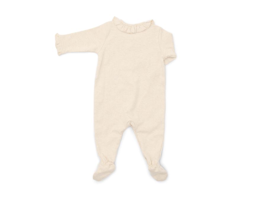 Poetree Meisje Pyjama Ruffle Sand
