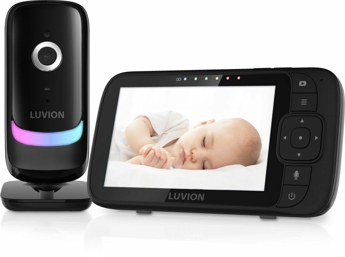 Luvion Babymonitor Essential Connect Zwart Scherm 5" 2-way Talk