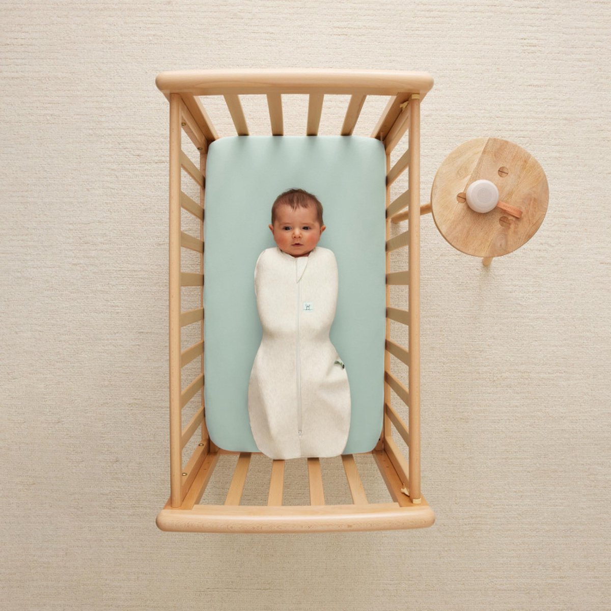 Ergopouch Inbakerslaapzak Cocoon Oatmeal Marle - Tog 1.0 - 0-3 maand