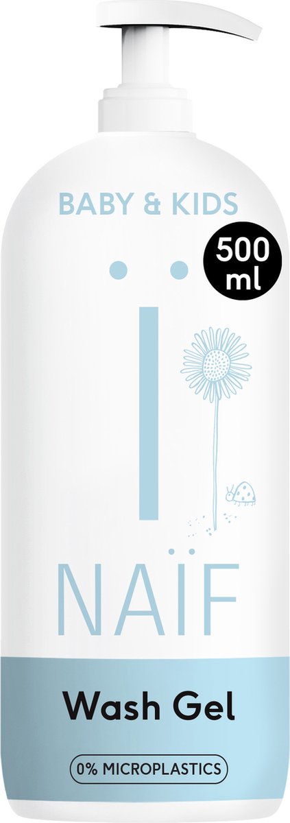 Naif Baby & Kids Wasgel Reinigend Flacon met Pomp - 500 ml