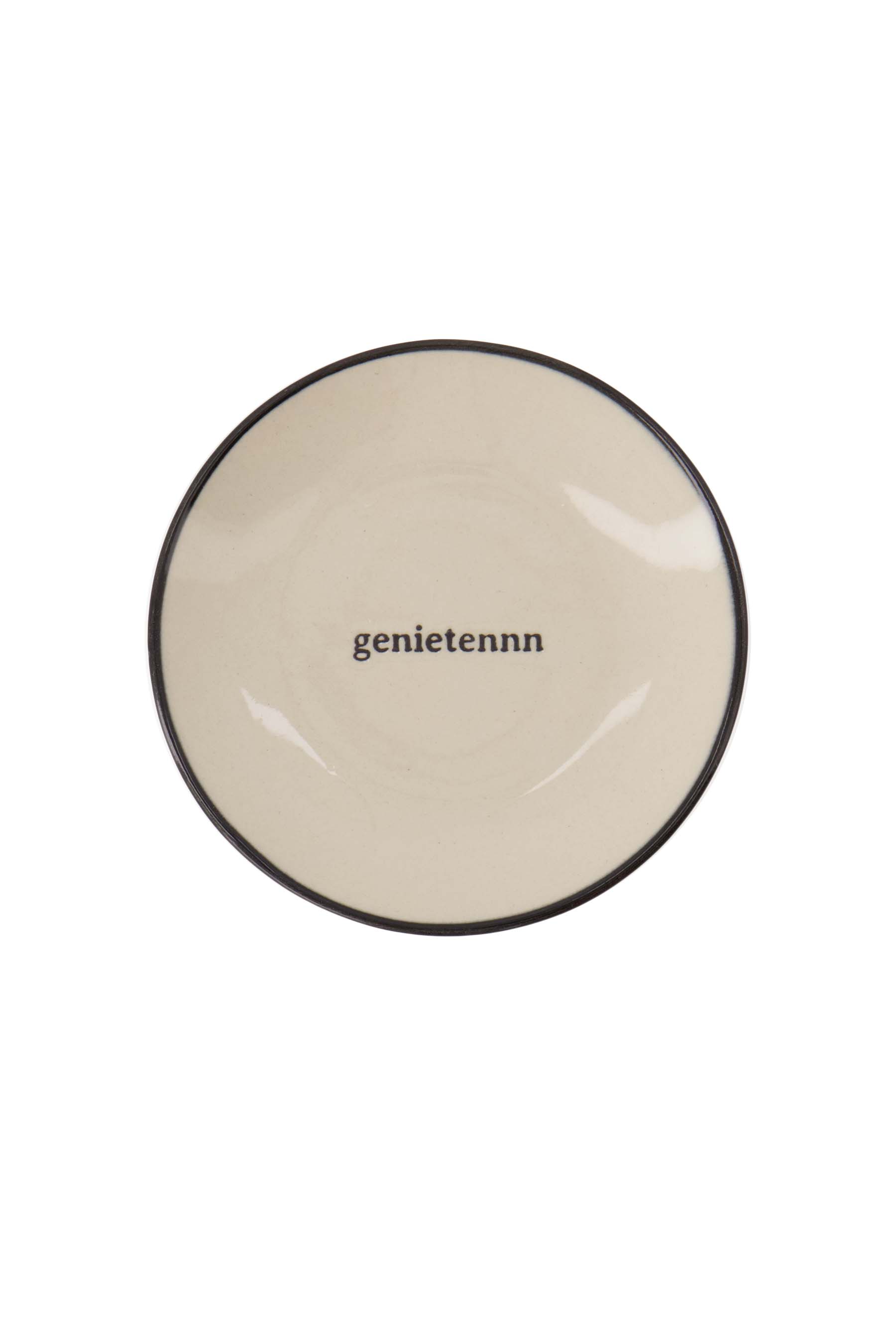 Zusss Dipschaal Genietennn Zand 8x2.7 cm