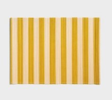 Klevering Placemat Bay Stripes Yellow 47x34 cm - Bamboo