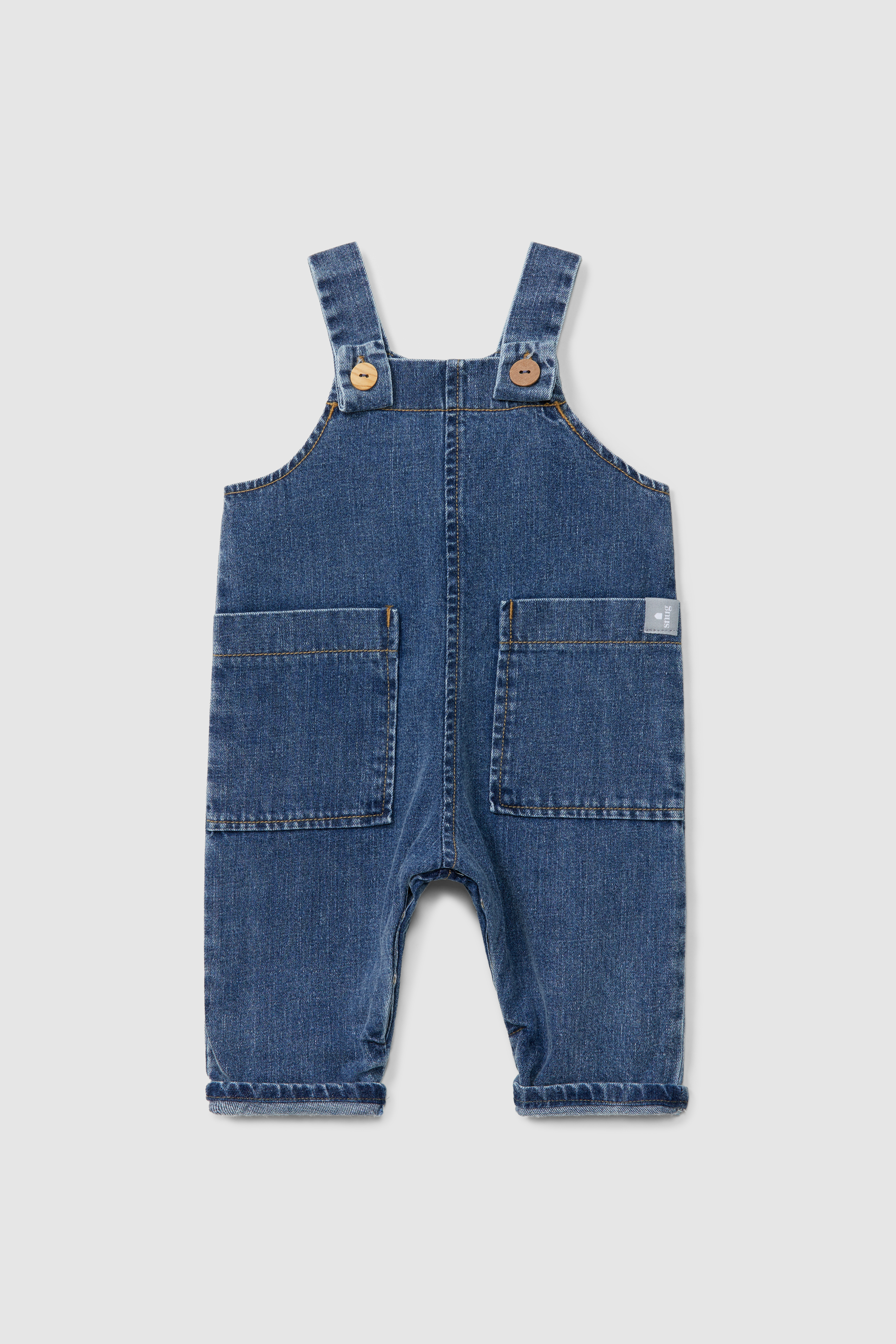 Snug Baby Salopette Dungarees Indigo