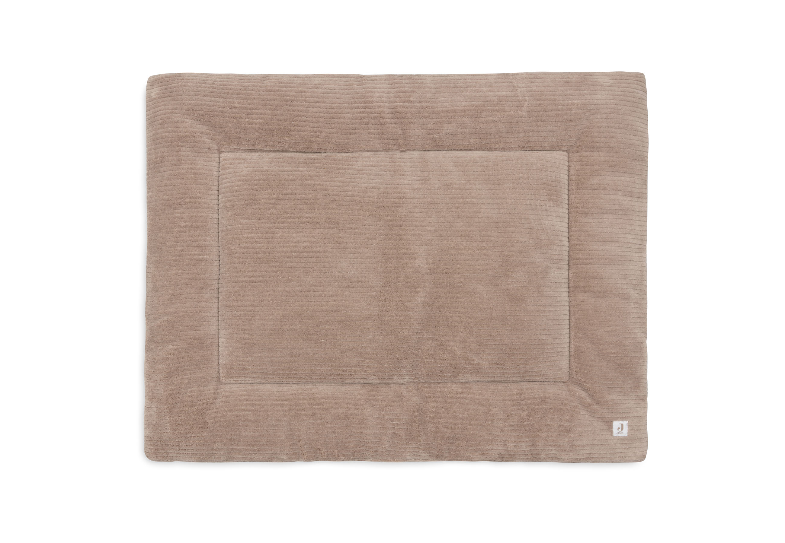 Jollein Parkligger Cloudy Rib Milky Coffee 95x75 cm