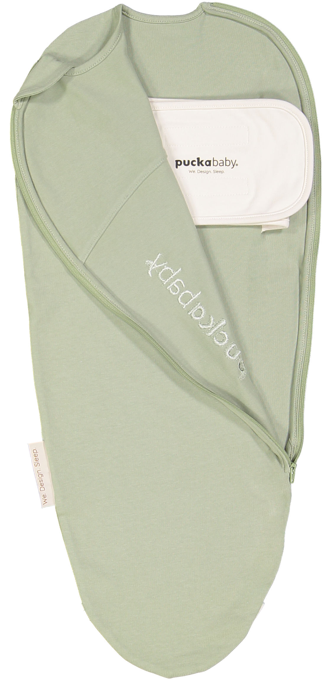 Puckababy Inbakerslaapzak Original Piep Cotton Olive 0-3 maand - Tog 5.0