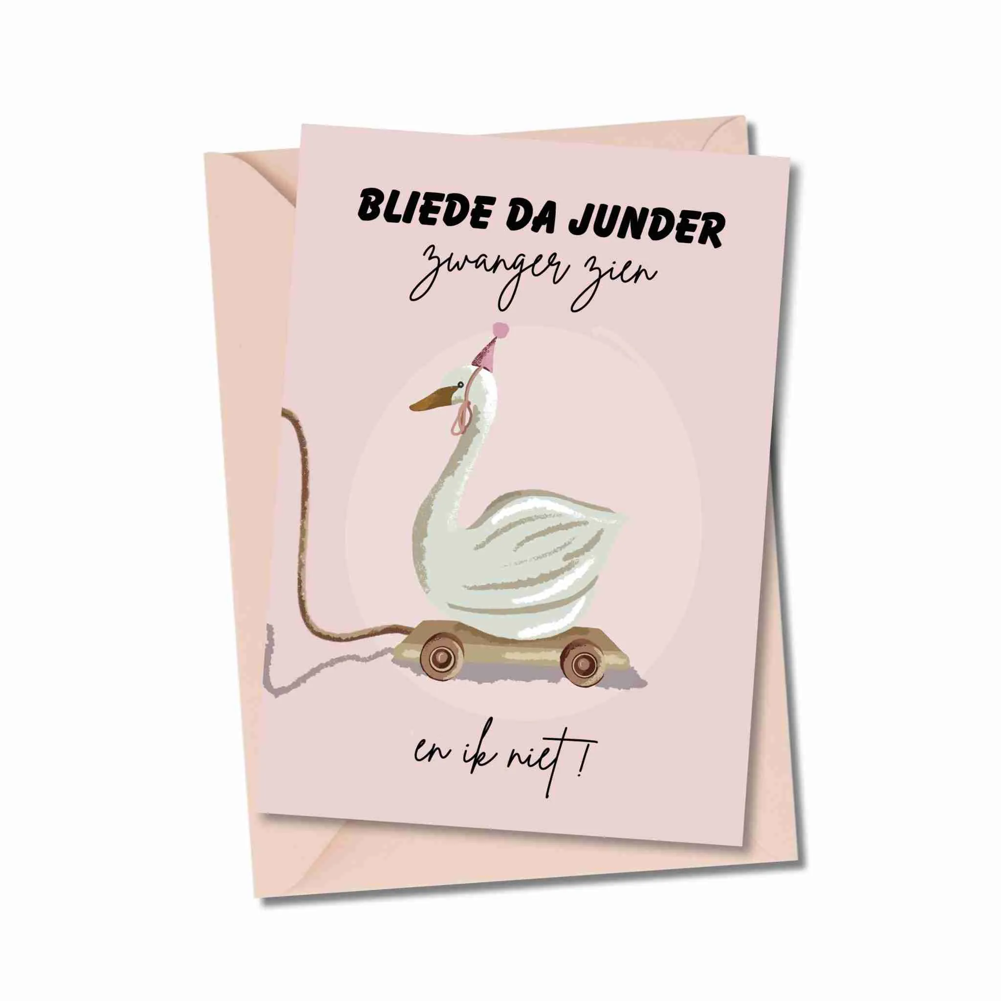 Moomade Wenskaart Bliede Da Junder Zwanger Zien!