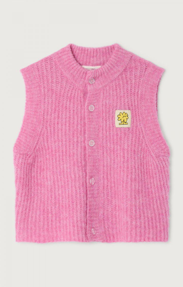 American Vintage Kids Gilet East Rose Bubble Chine