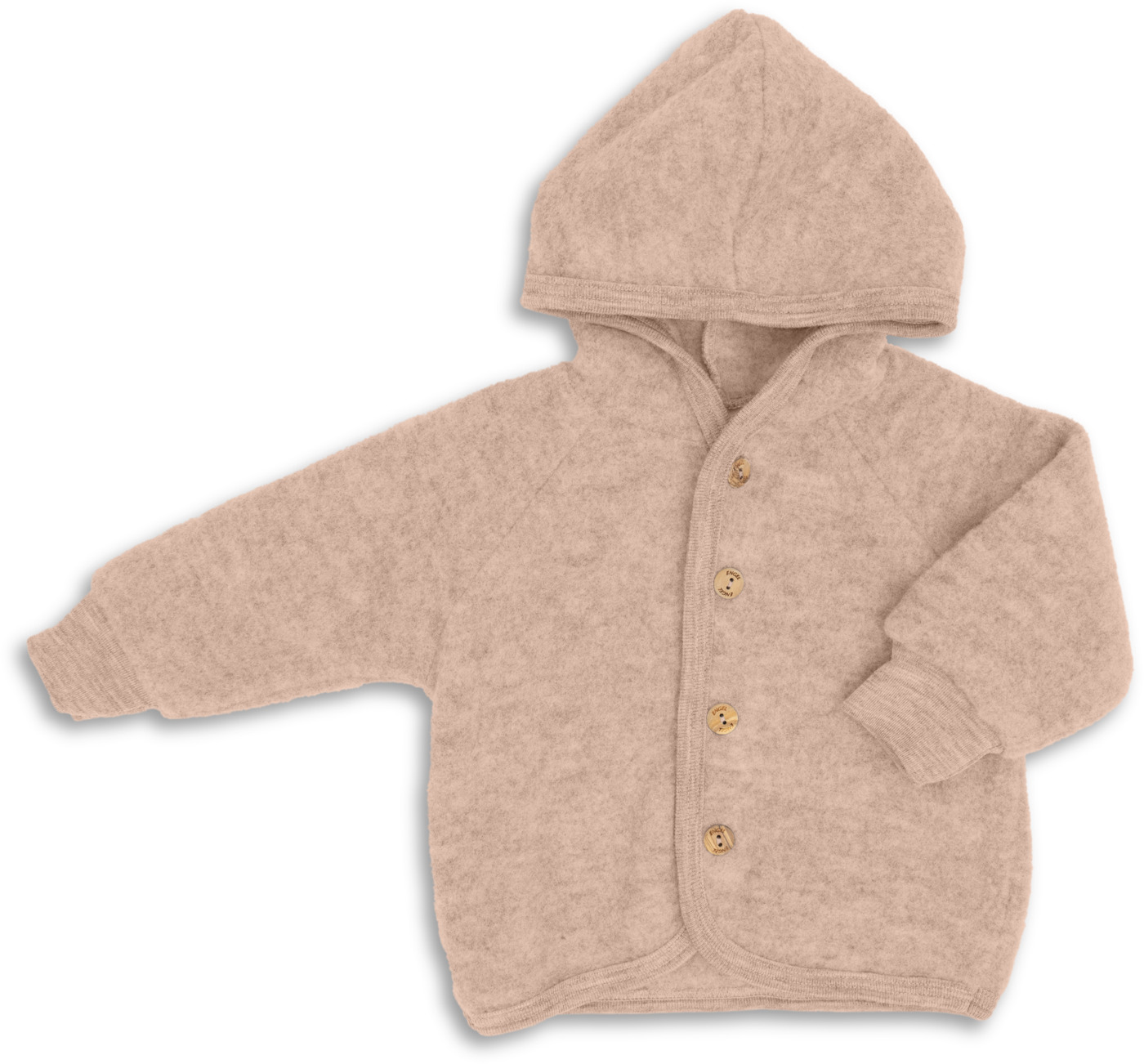 Engel Natur Hooded Jacket Sand Mélange