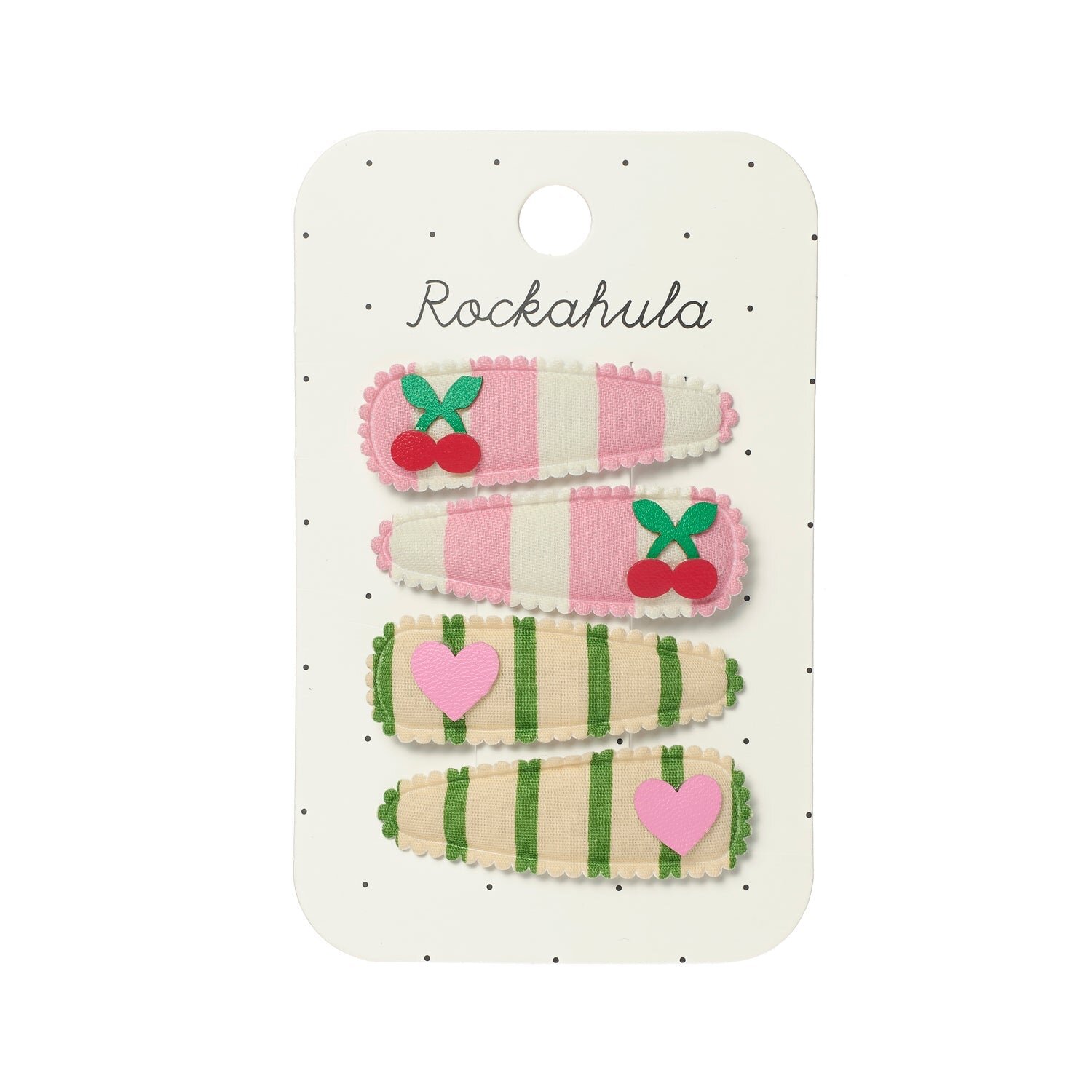 Rockahula Haarspeld Cherry Kiss Fabric - 2 stuks