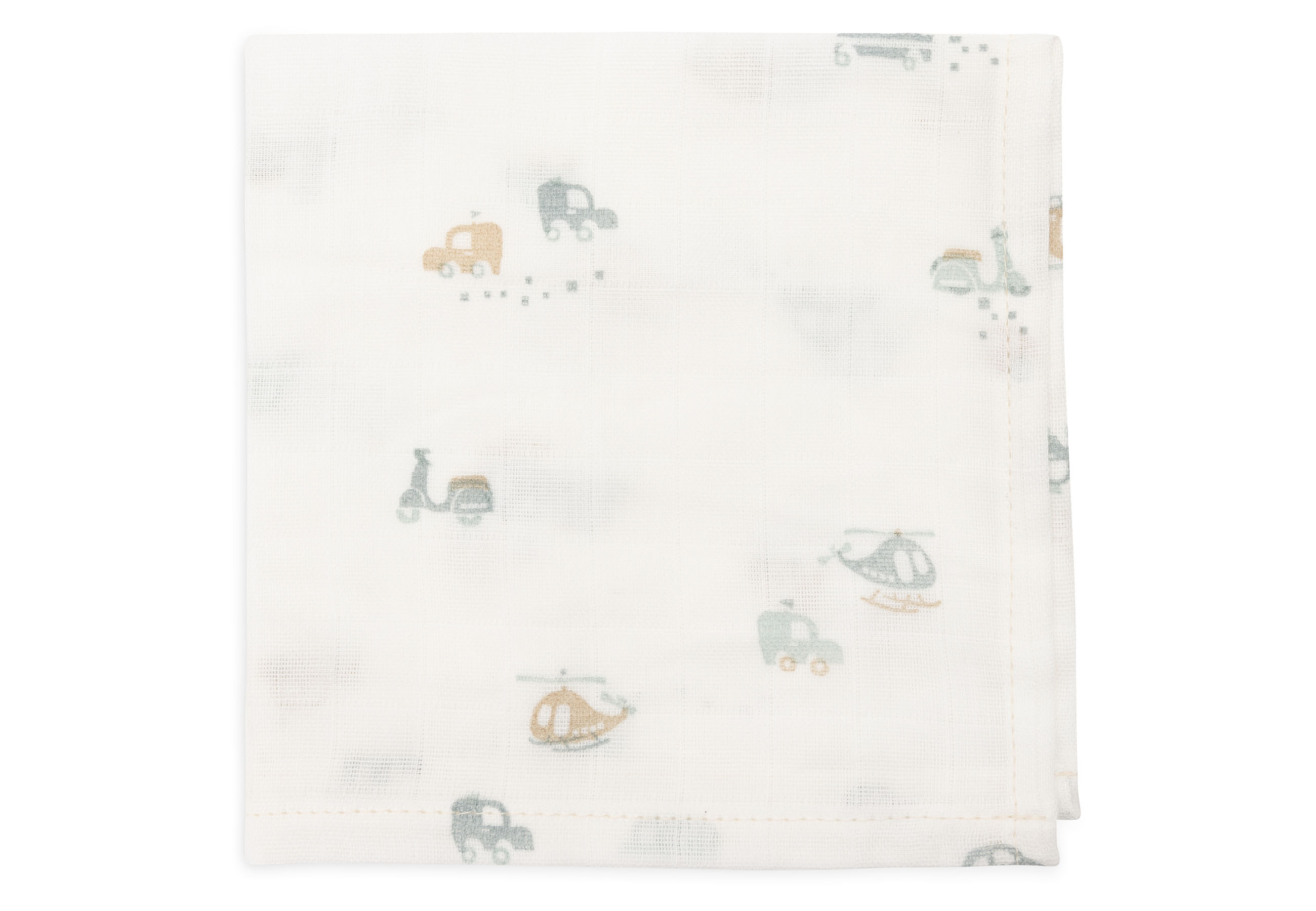 Jollein Monddoekje Tetra On The Go 31x31 cm - 3 stuks