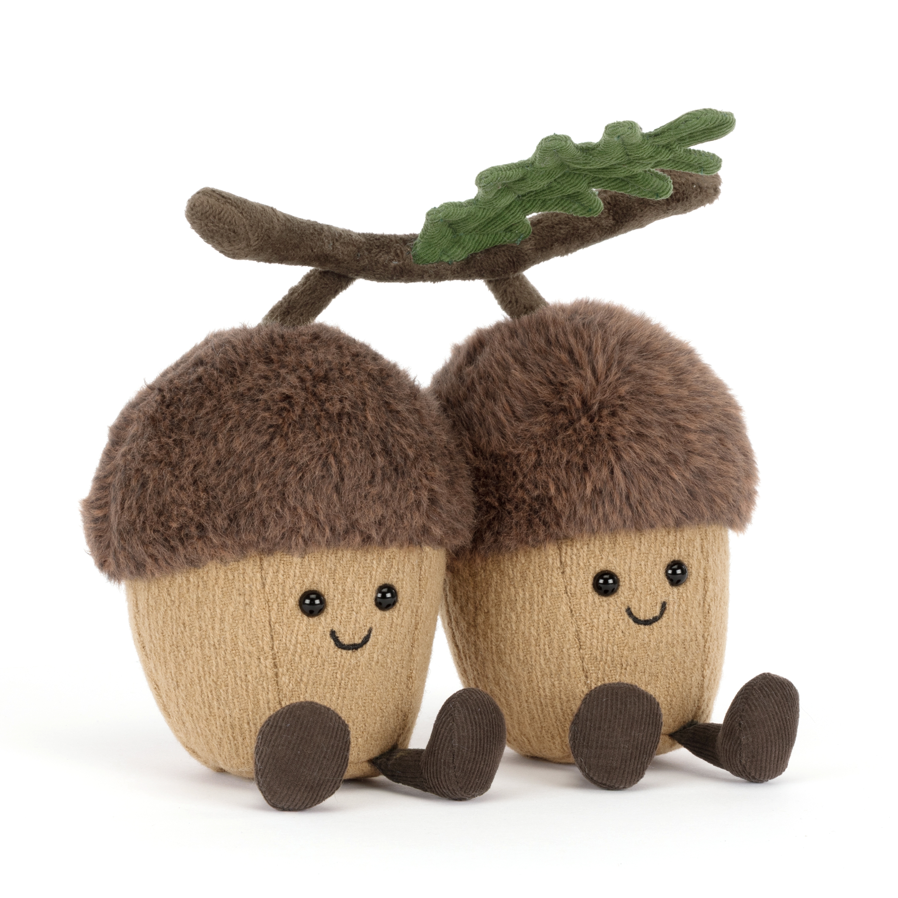 Jellycat Knuffel Amuseables Ort & Tum Acorns 18x6x18 cm