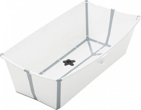 Stokke Flexi Bath Xlarge Transparant Wit 80x24x40 cm 0-6 jaar - 21-46 kg