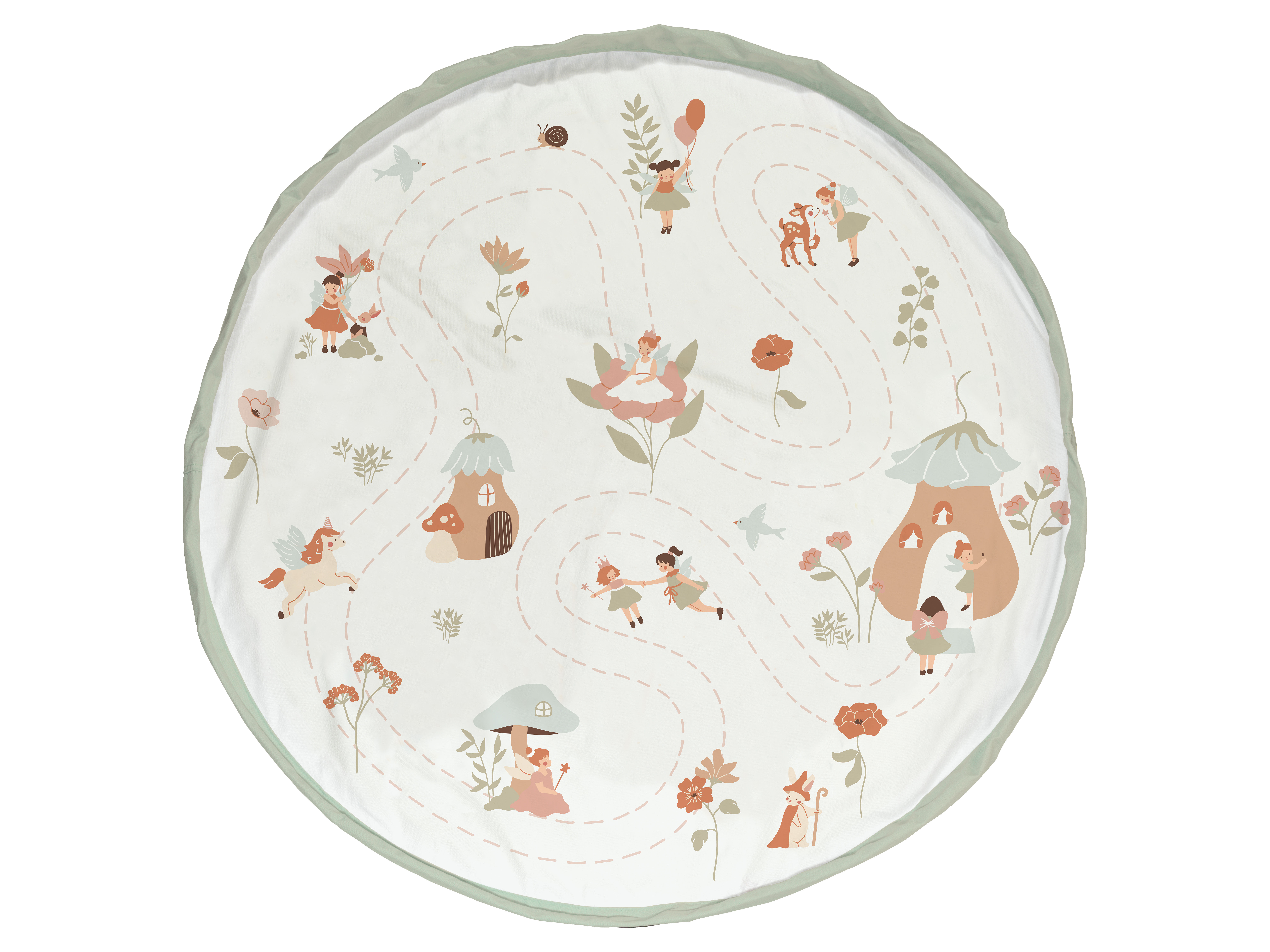 Play & Go Speelmat-Opbergzak Noomad Original Double Printed Fairyworld 140 cm
