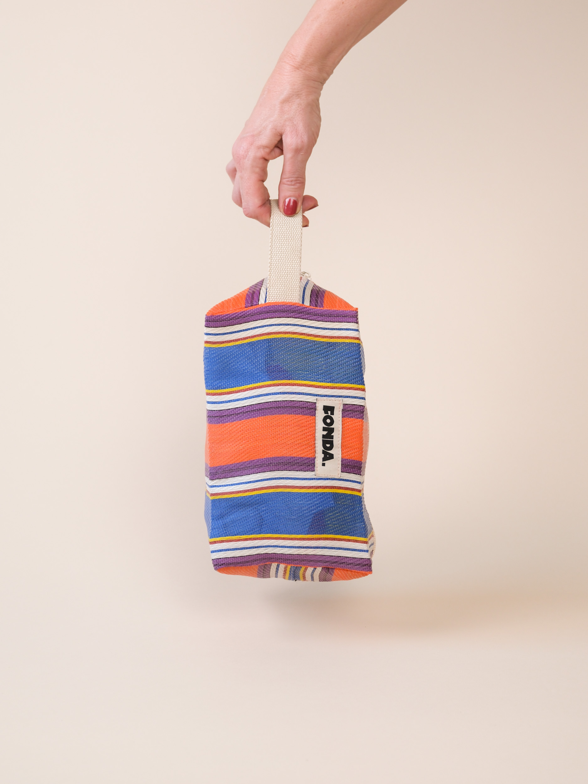 Fonda Toilettas Gestreept Multicolor