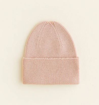 Hvid Beanie Fonzie Apricot Baby Newborn