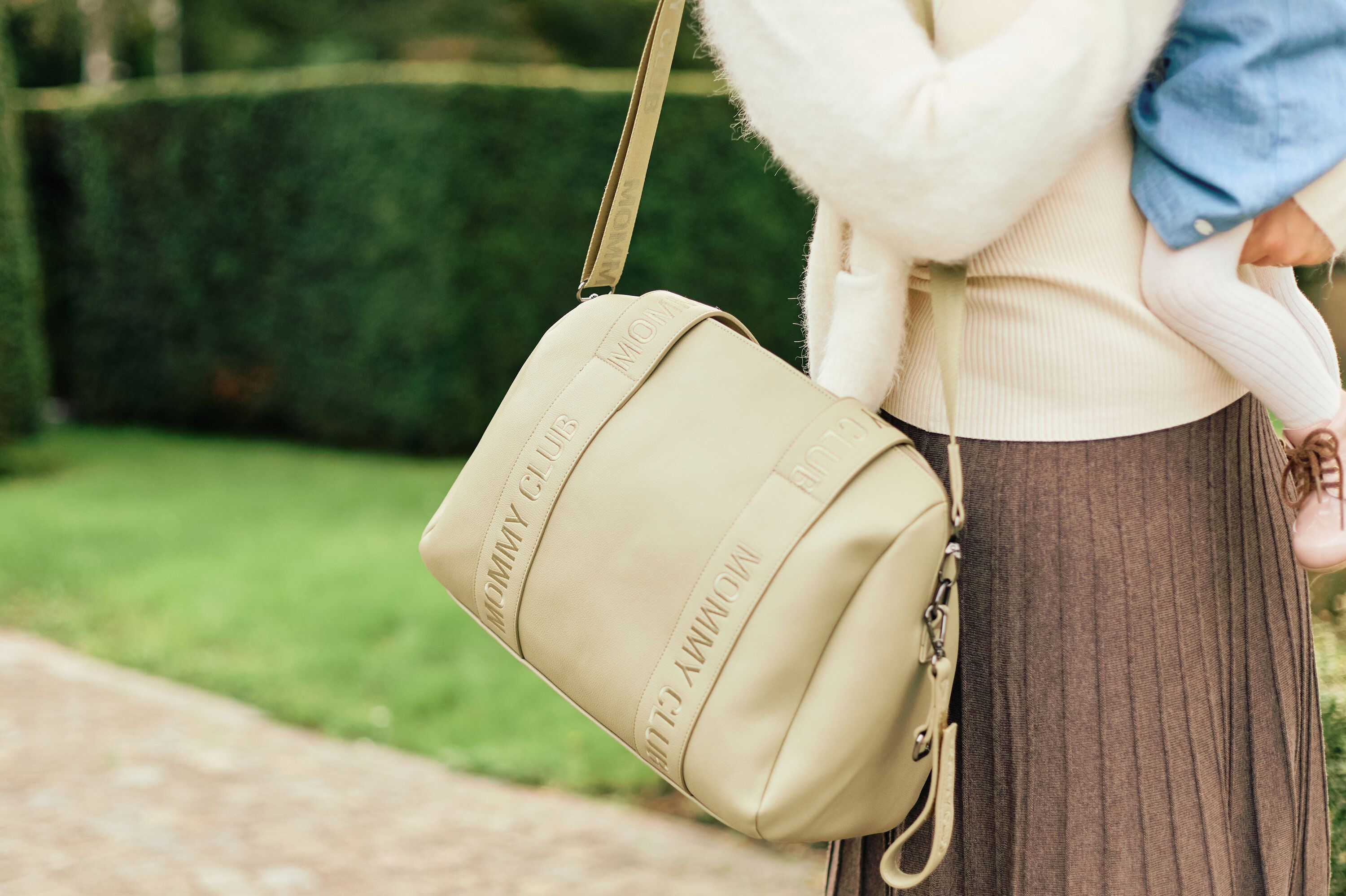 Childhome Verzorgingstas Mommy Club Signature simili Leather Green