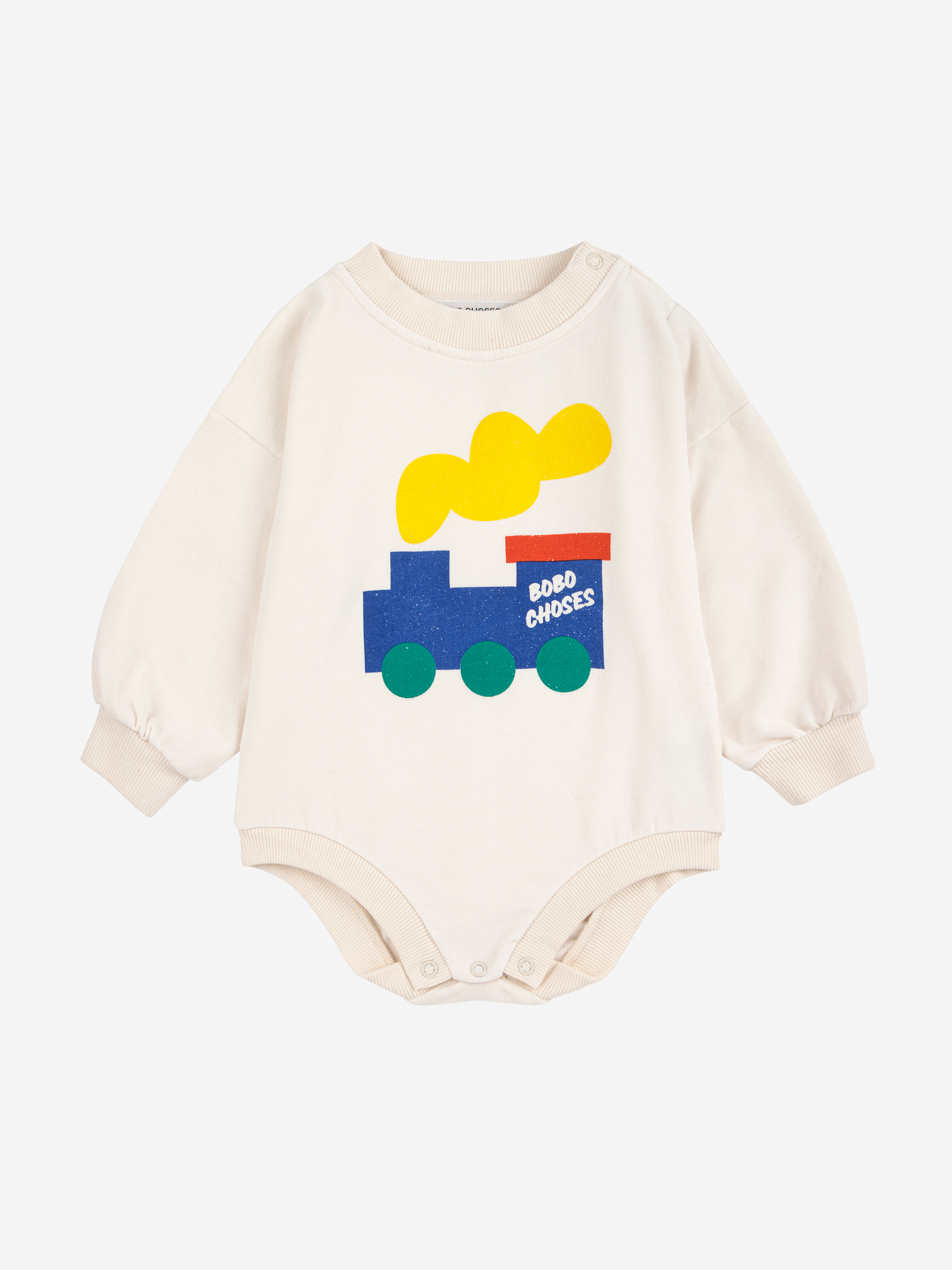 Bobo Choses Body Sweater Lm Bobo Choo Choo White