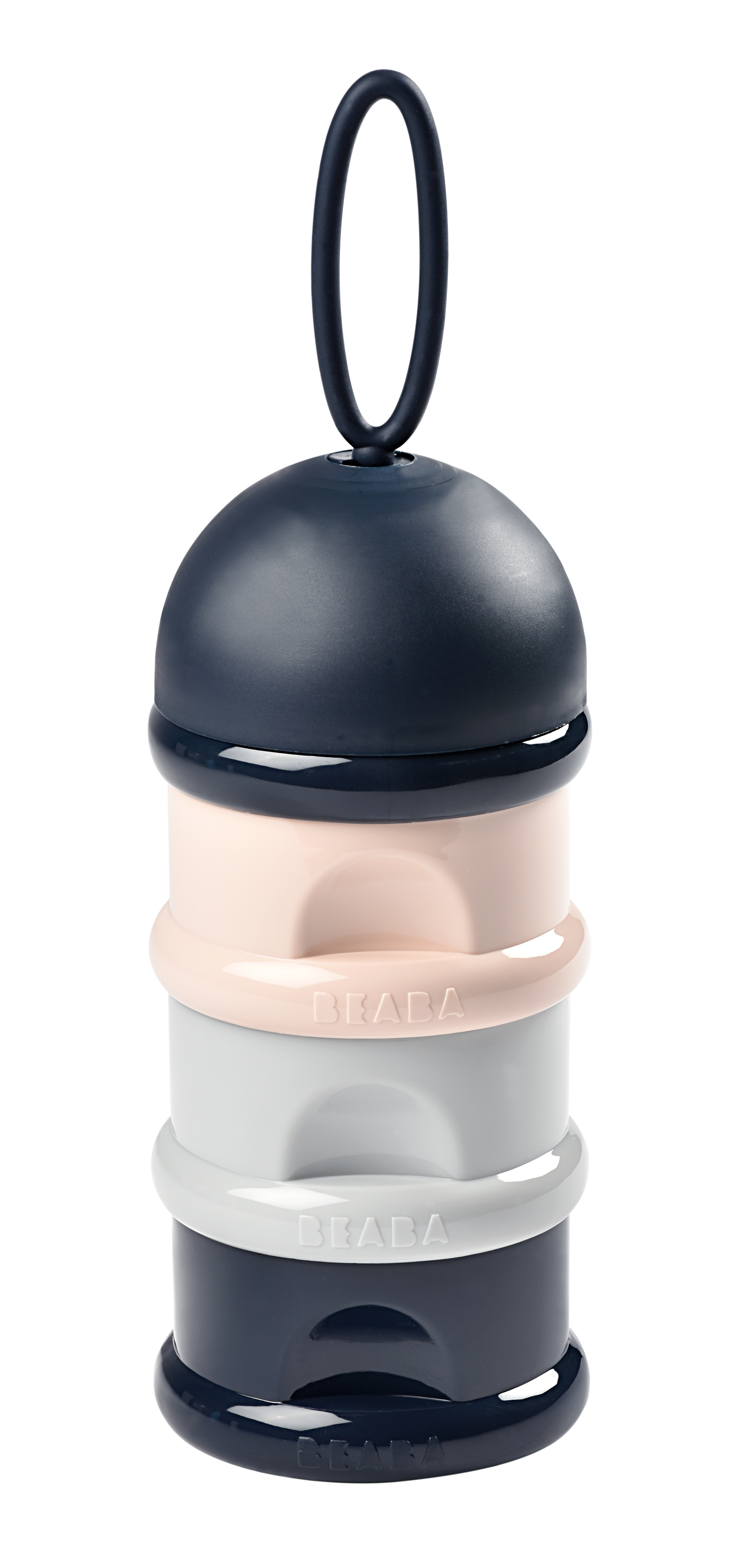 Beaba Doseerdozen stapelbaar DarkBlue - Grey - Pink