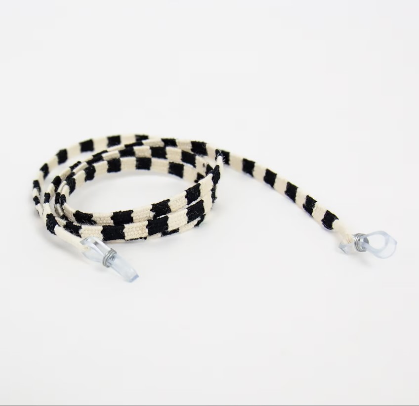 Awoc Zonnebrilkoord Zwart-Wit