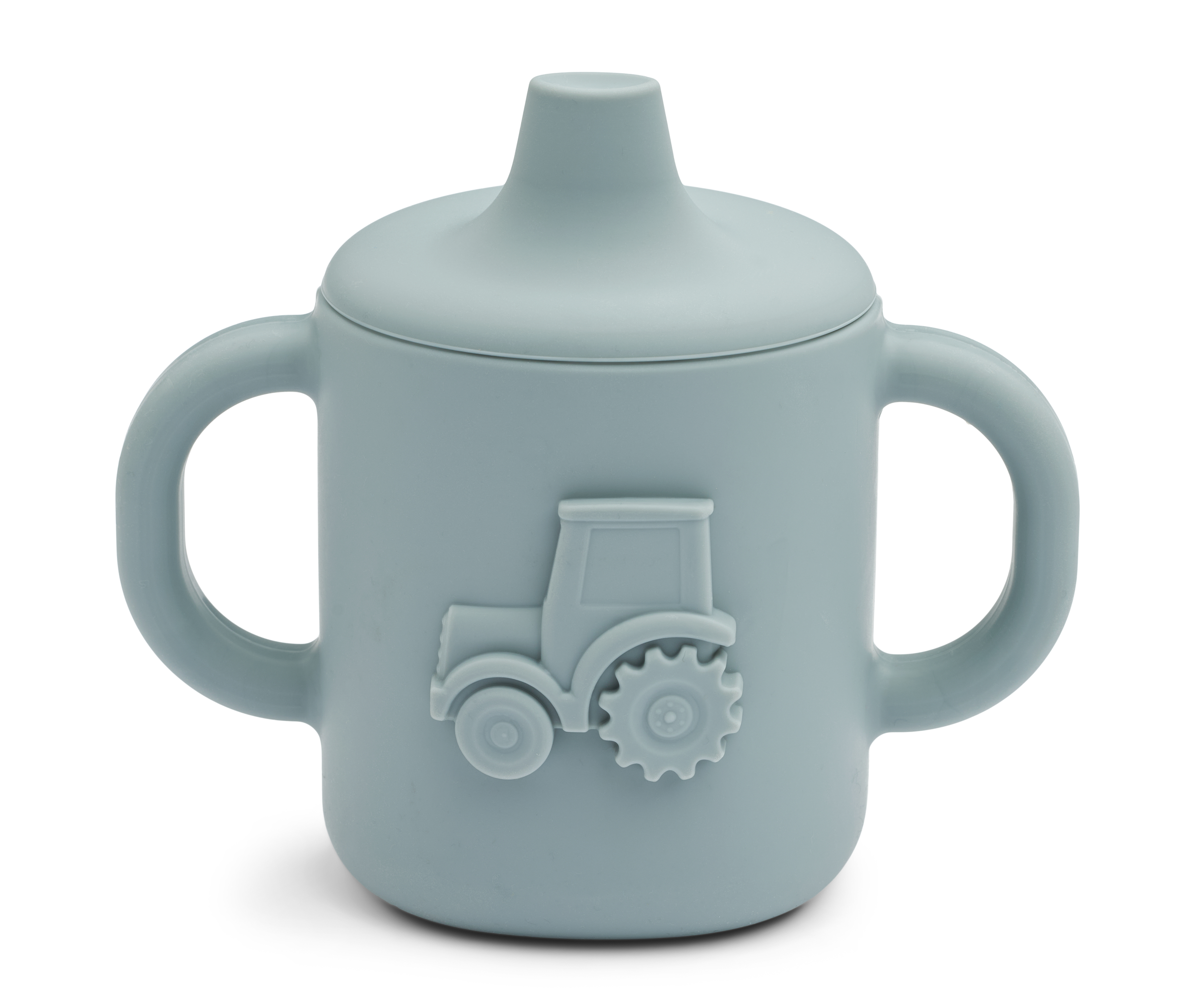 Liewood Amelio Sippy Drinkbeker Tractor Blue Fog