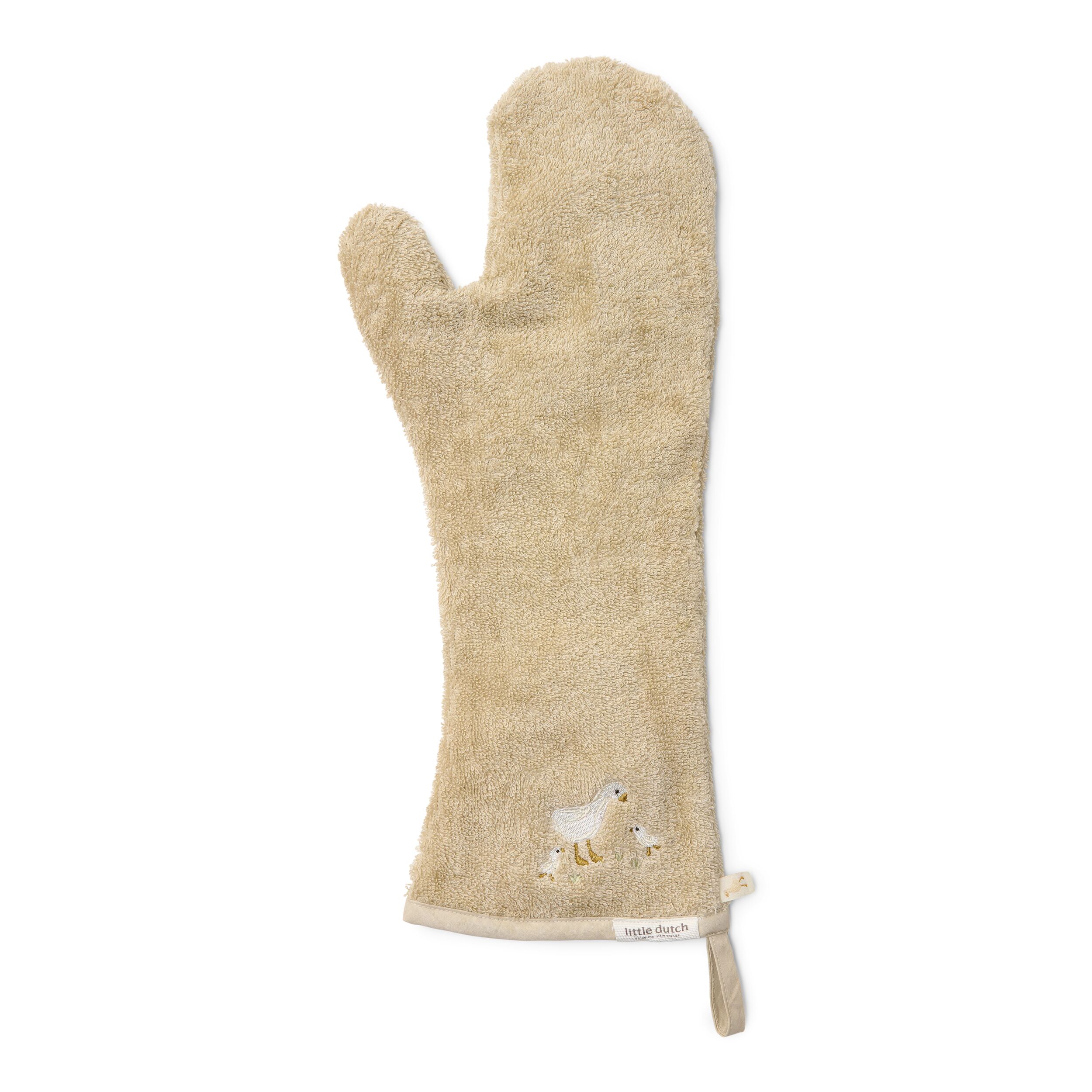 Little Dutch Washandje Lang Little Goose Beige 42x14 cm