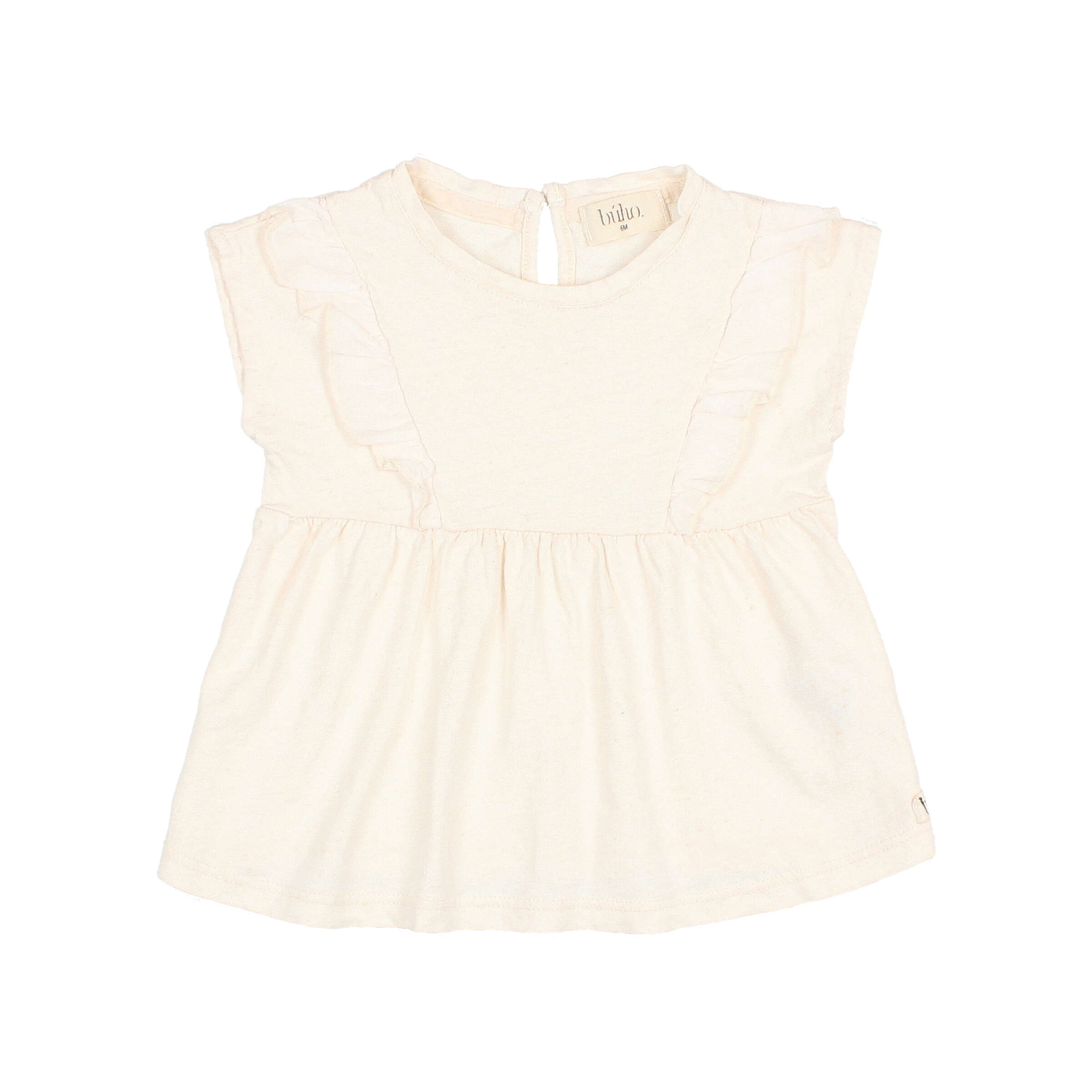 BUHO / baby / girly linen T-shirt / talc