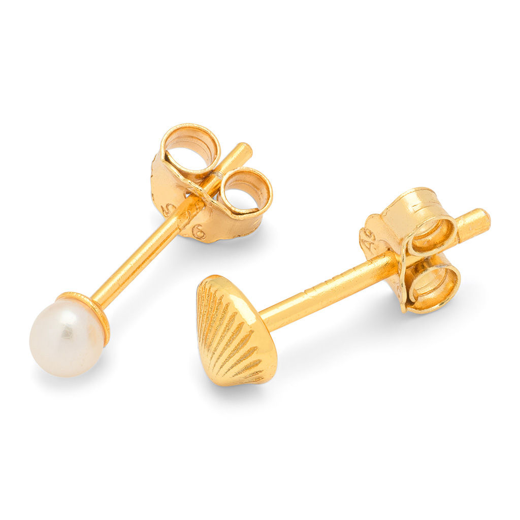 Lulu Copenhagen Oorring Family Sea Gold Plated 2 stuks