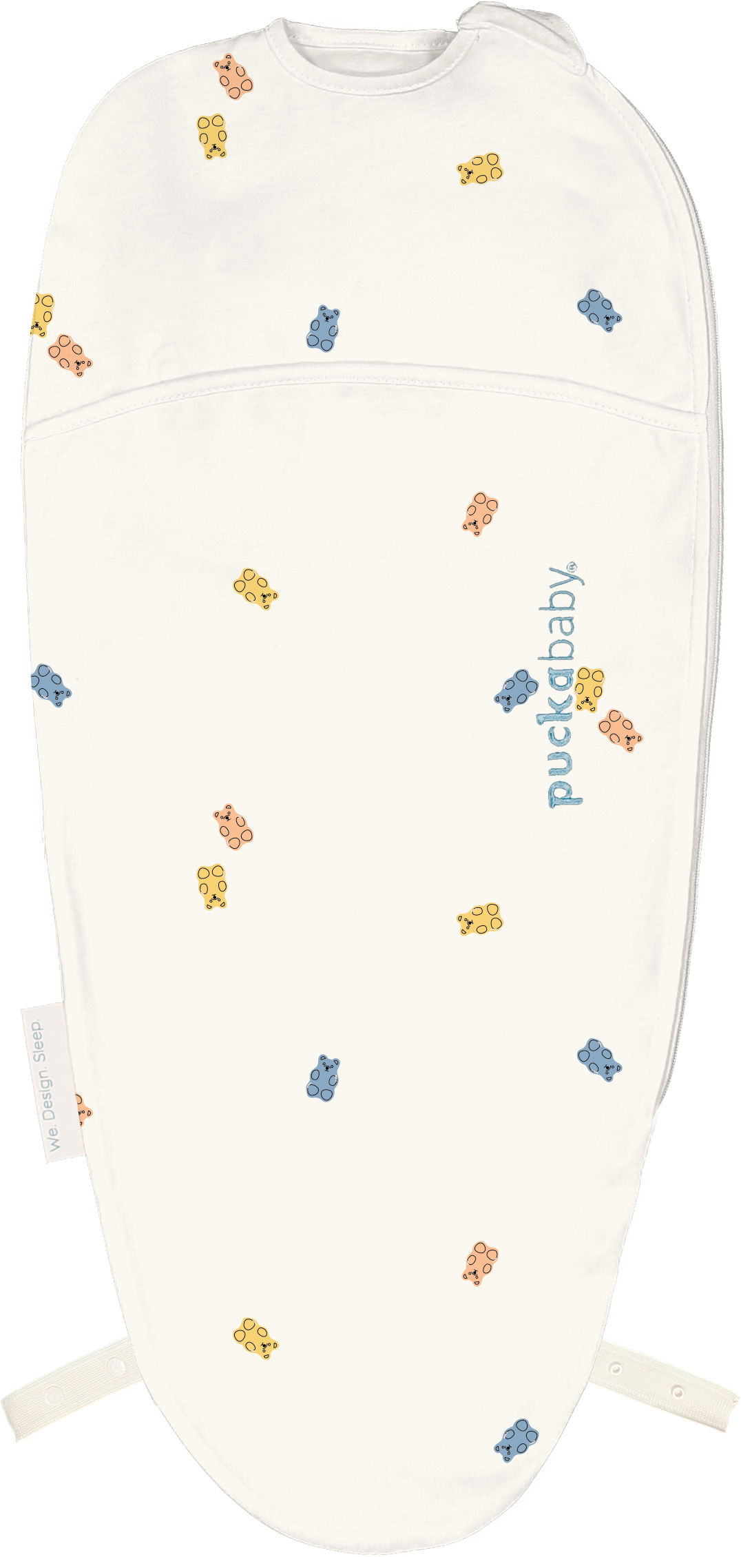 Puckababy Inbakerslaapzak Original Piep Cotton Gummy Bears 0-3 maand - Tog 0.5