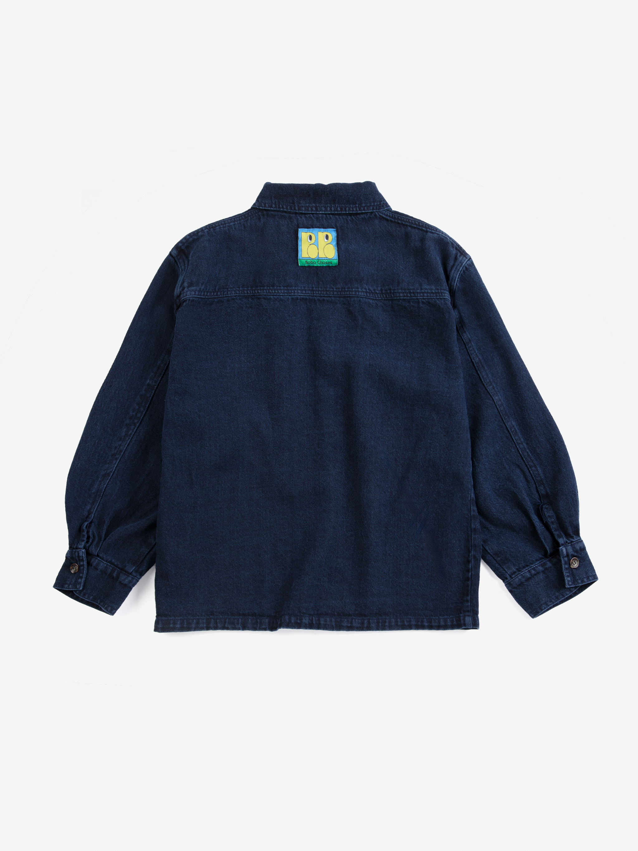 Bobo Choses Kids Blouse Lm Denim Tag