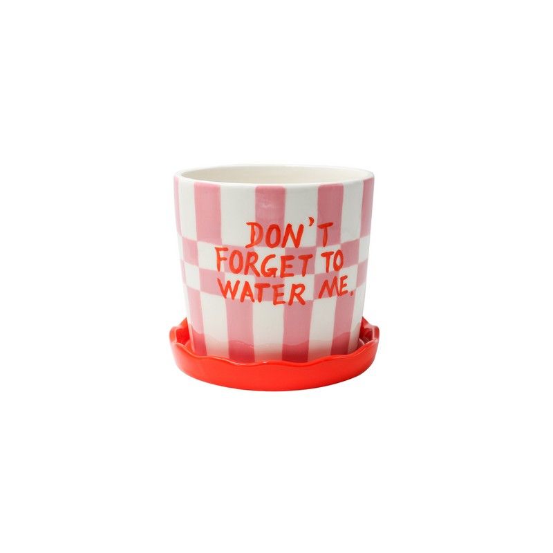 Que Rico Bloempot Lior Squares & Stripes 15x12.5 cm