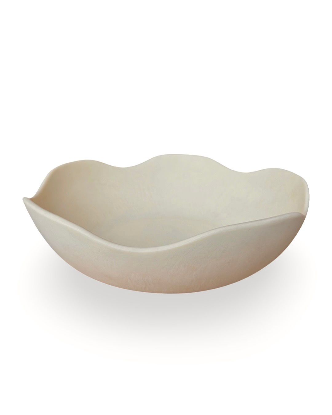 Studio Noticed / serveerschaal uit hars/ 28cm / naturel