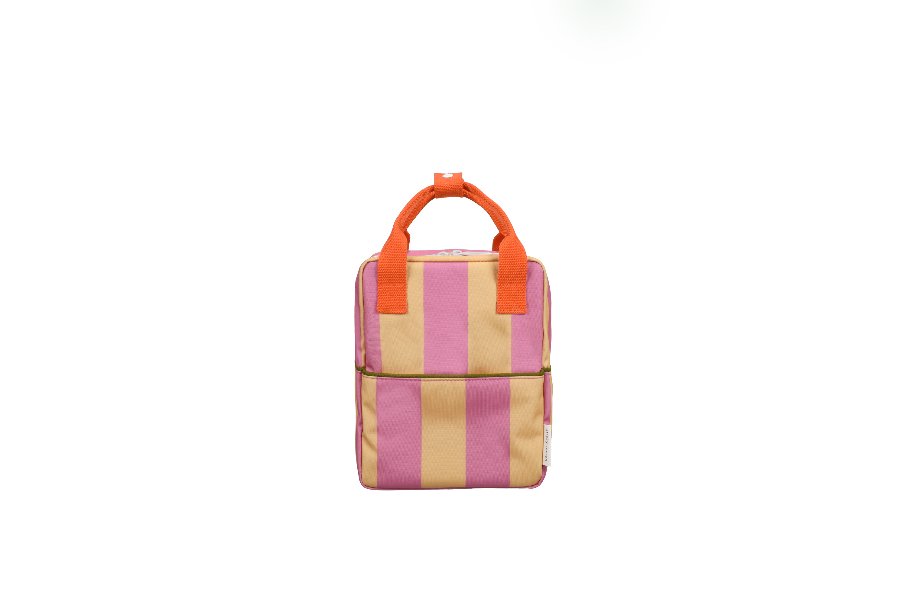 Sticky Lemon Rugzak small Lemon Tree Stripes Rosebay pink-Apple Juice 20x13x26 cm