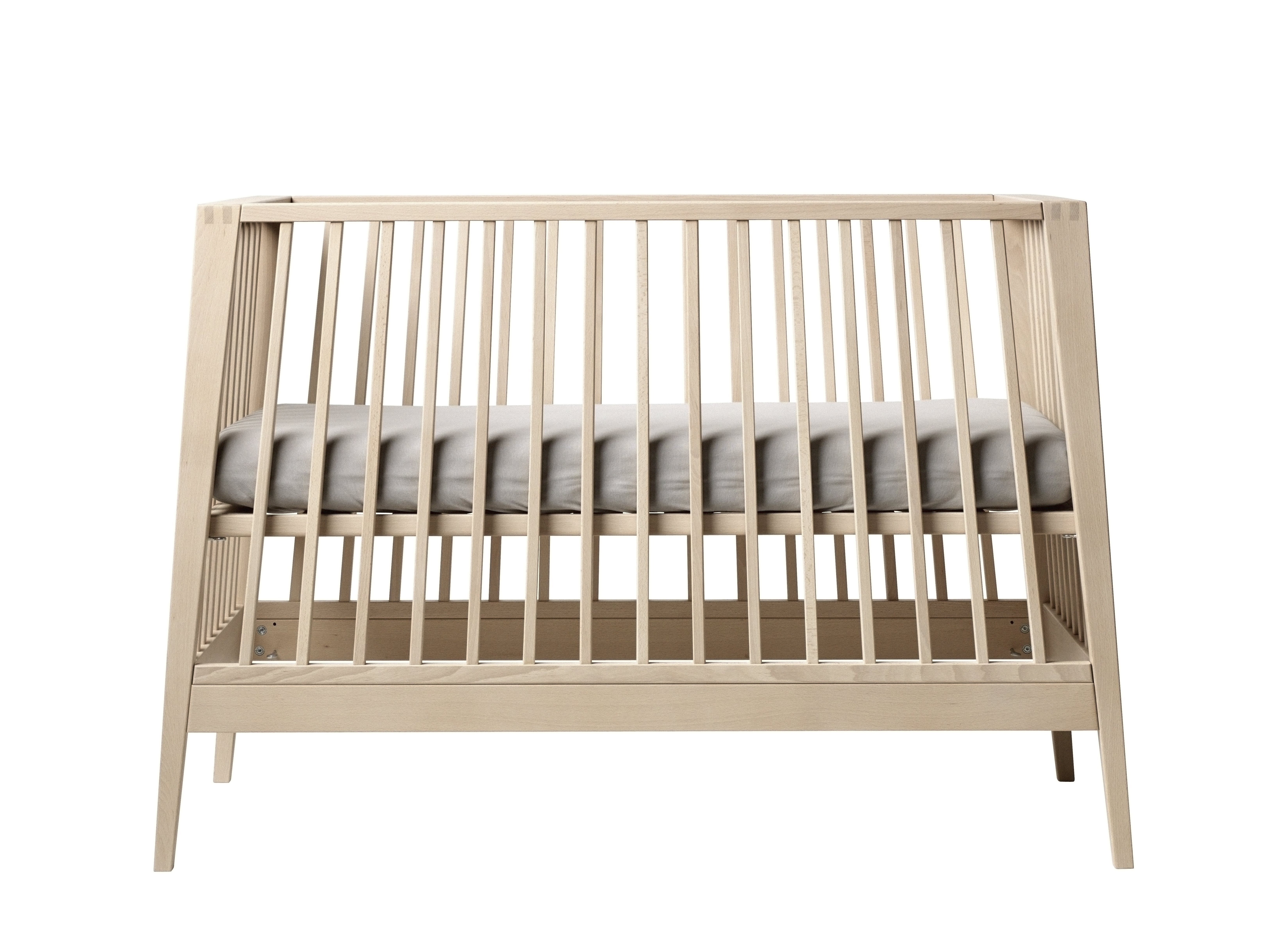 Leander Bed Linea Cot Beech 132x65 cm