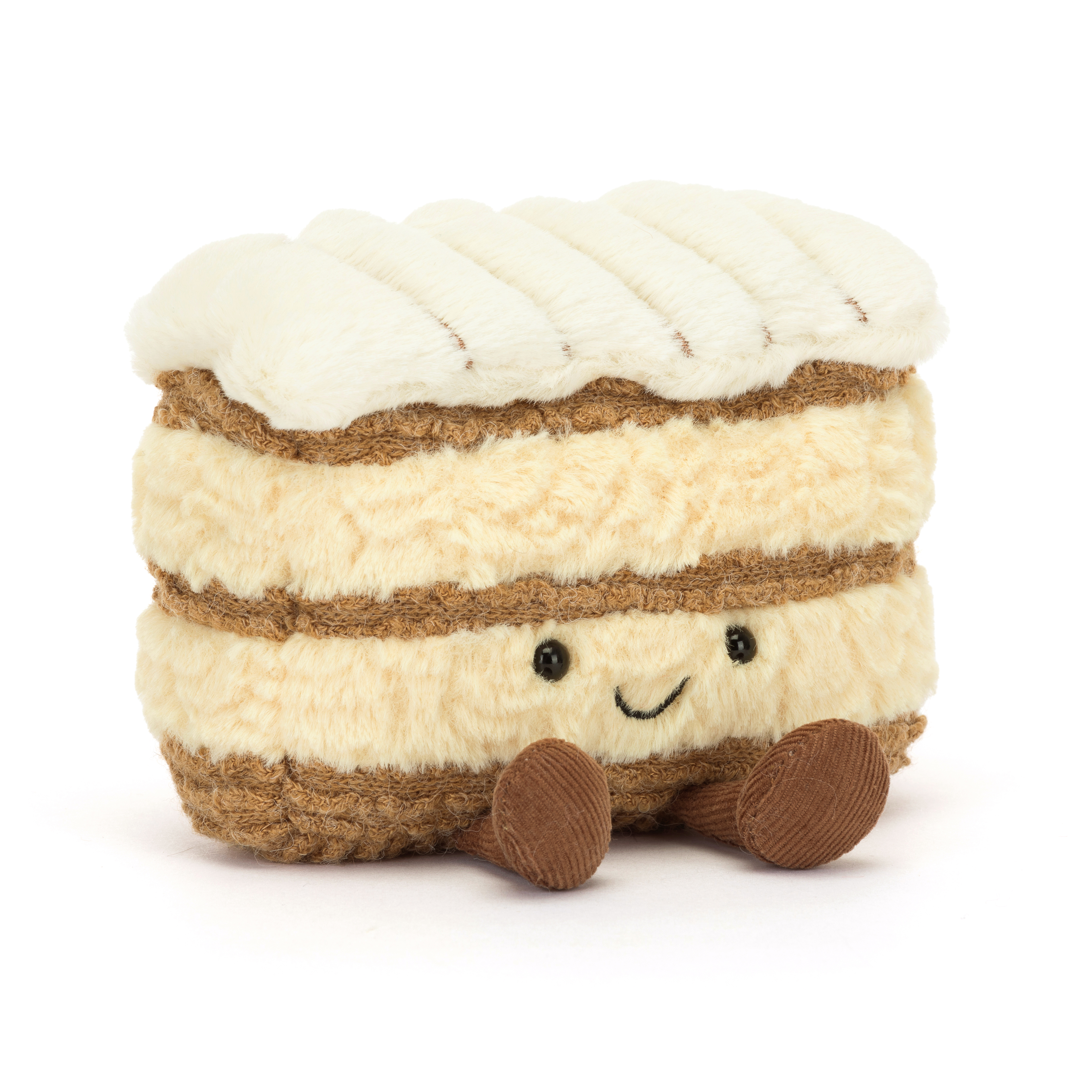 Jellycat Knuffel Amuseables Milie Mille-Feuille 11x12 cm