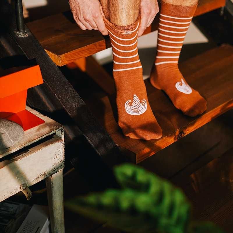 Eat My Socks Sokken Caffe Latte - One Size