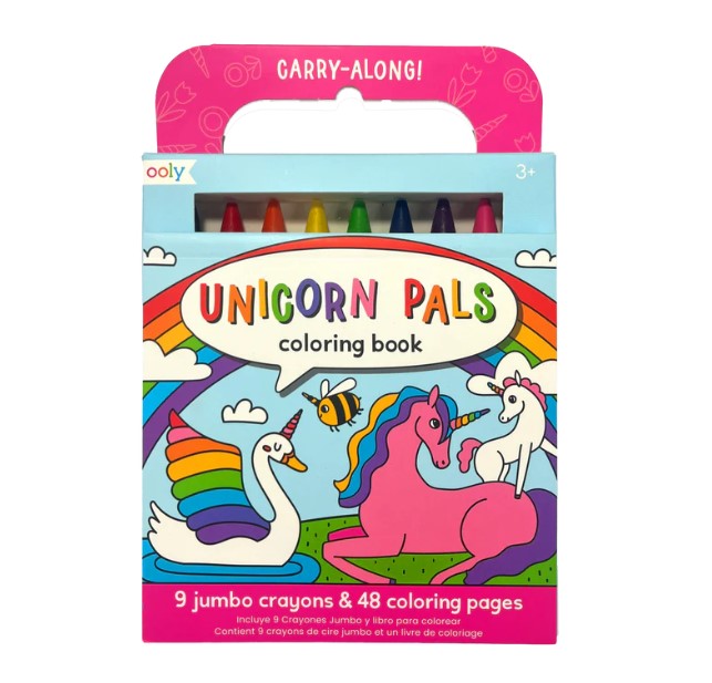 KABINES KEUZE / Carry Along Crayons & Coloring Book Kit / Unic