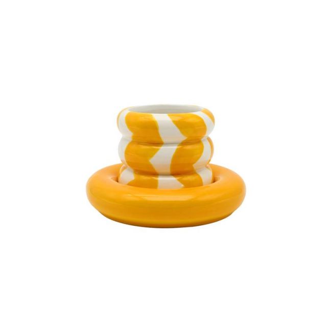 Que Rico Mok Casimiro Wavy Rumba met Schotel - 13.3x7 cm