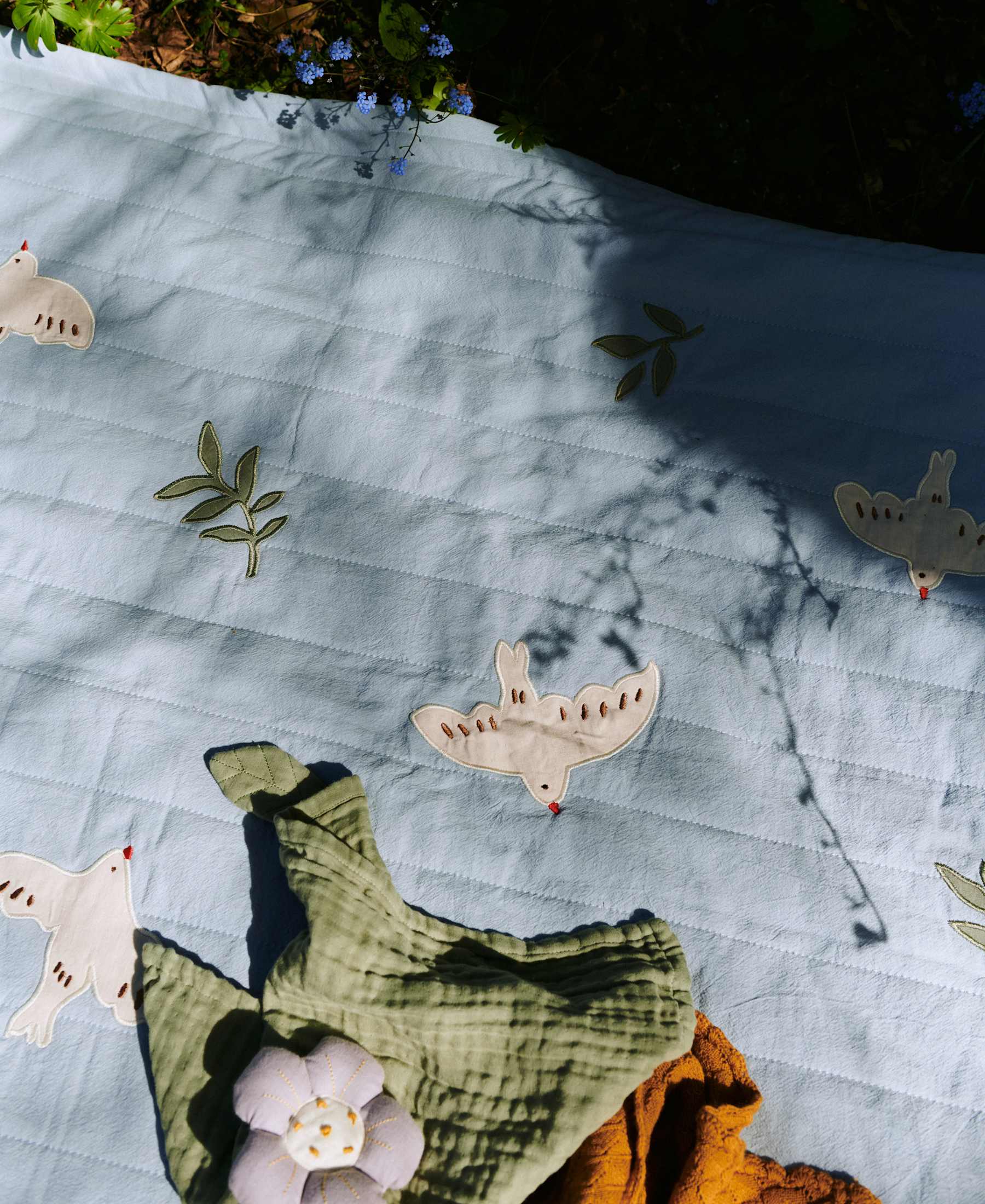 Dear April Deken Cassia Sky Blue 110x125 cm