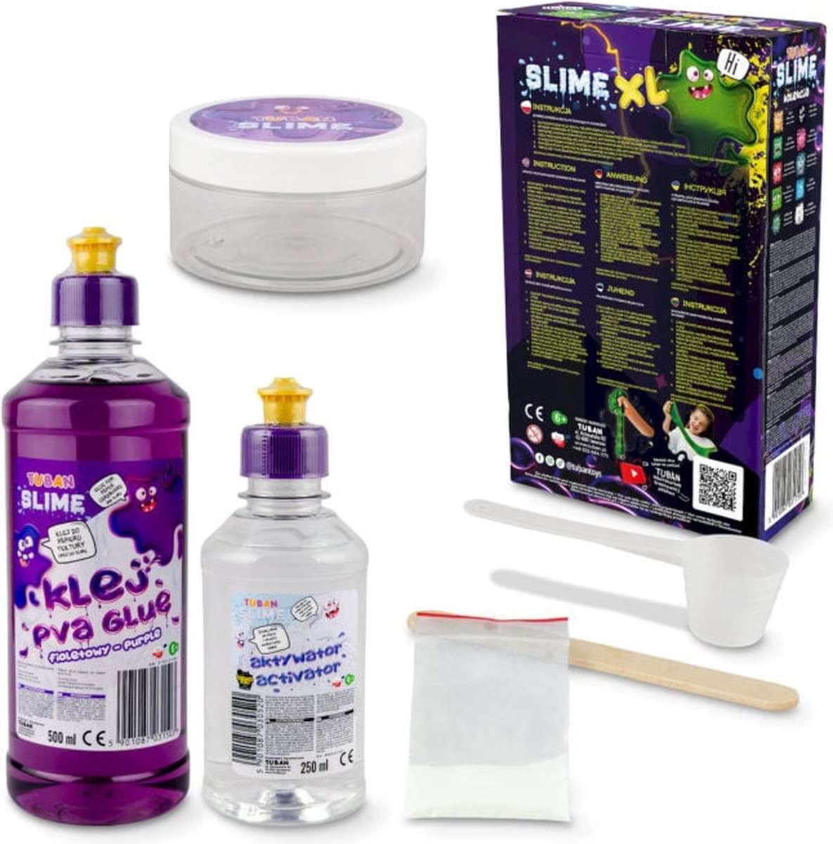 Tuban DIY Set Slijm Glow in The Dark XL