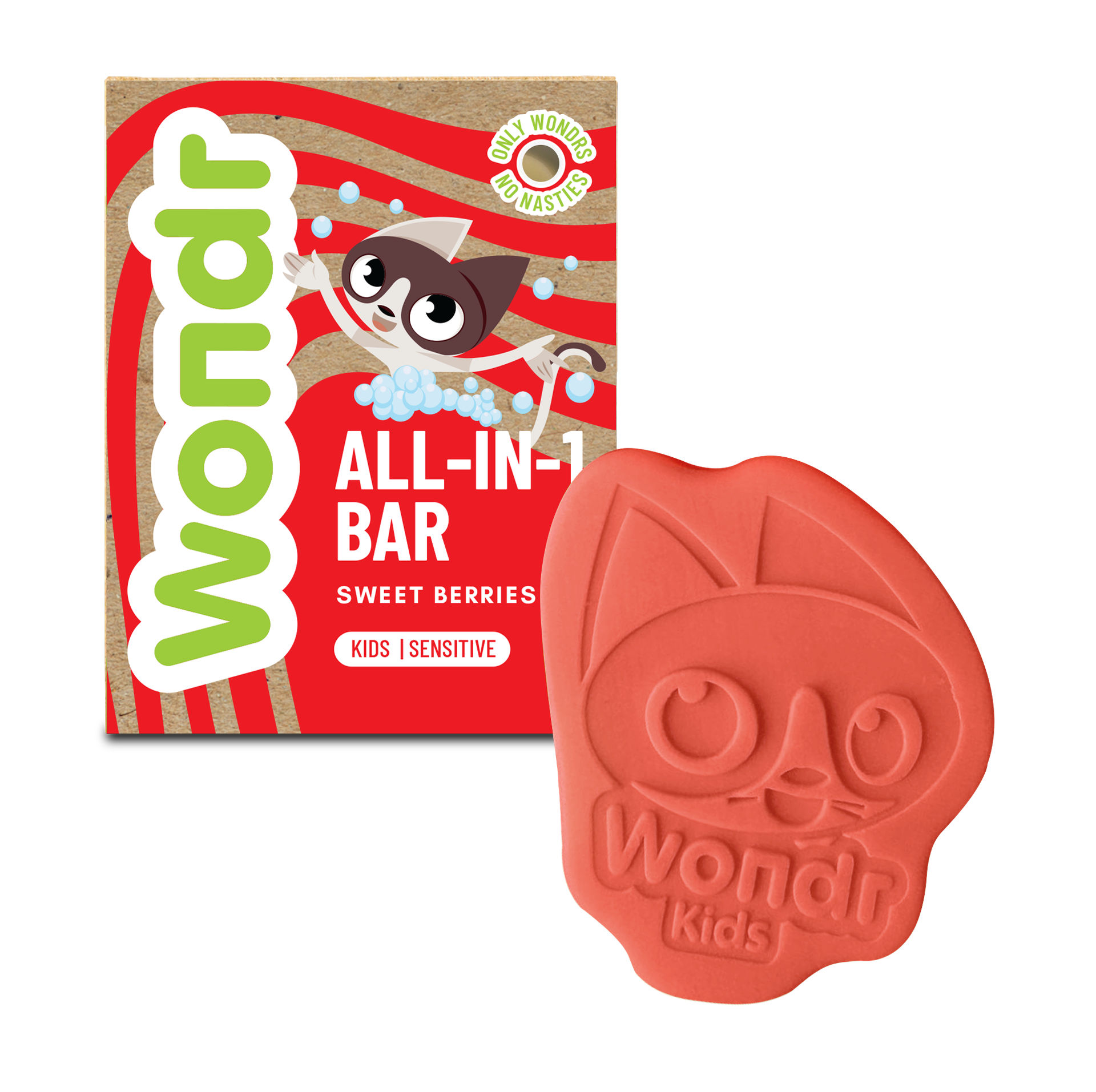 WONDR Kids All-in-1 Bar Sweet Berries