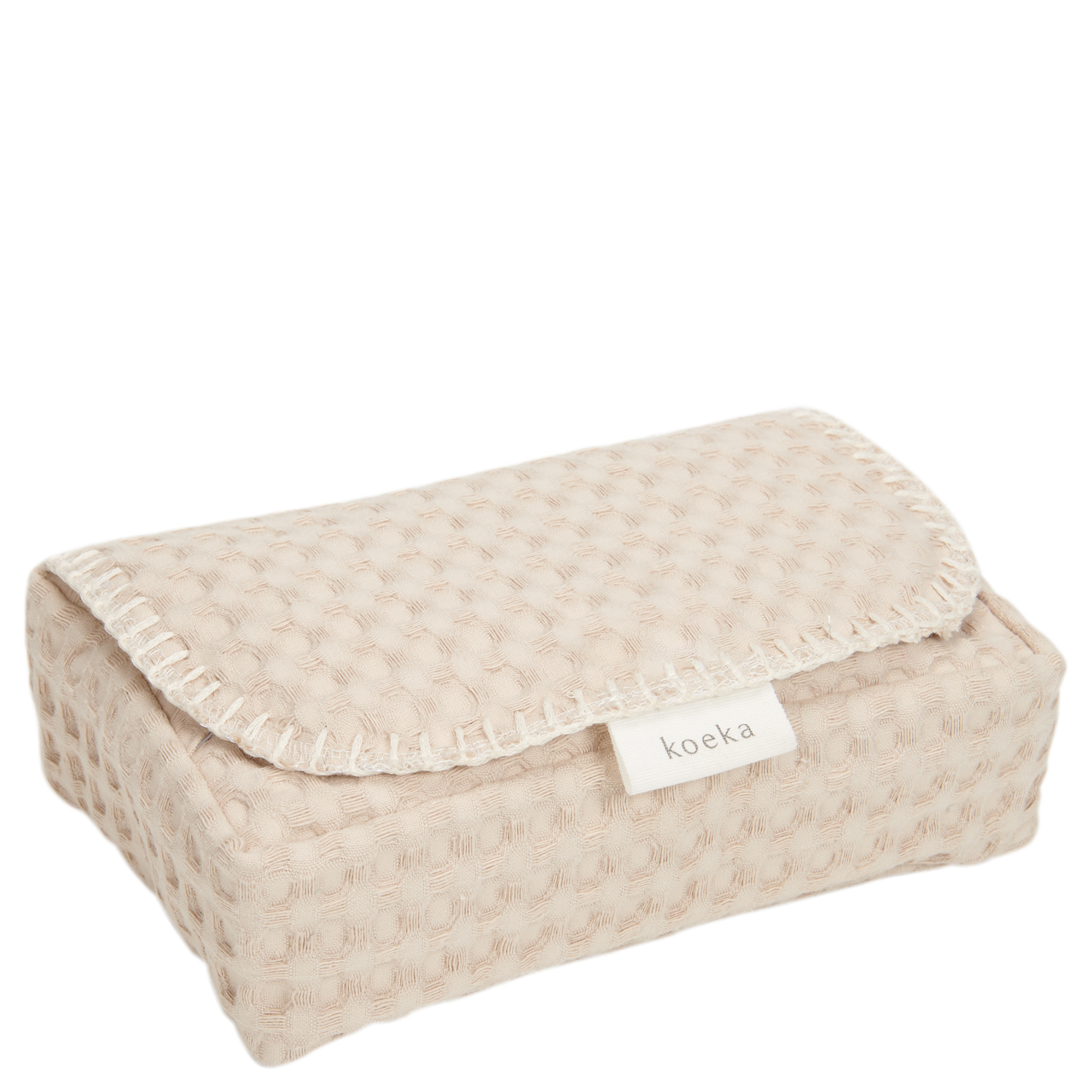 Koeka Hoes voor Babydoekjes Antwerp Sand 20x12x6 cm
