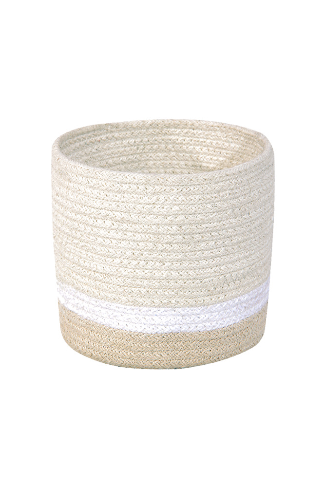 Lorena Canals Opbergmand Mini Tricolor Ivory 15x15x15 cm