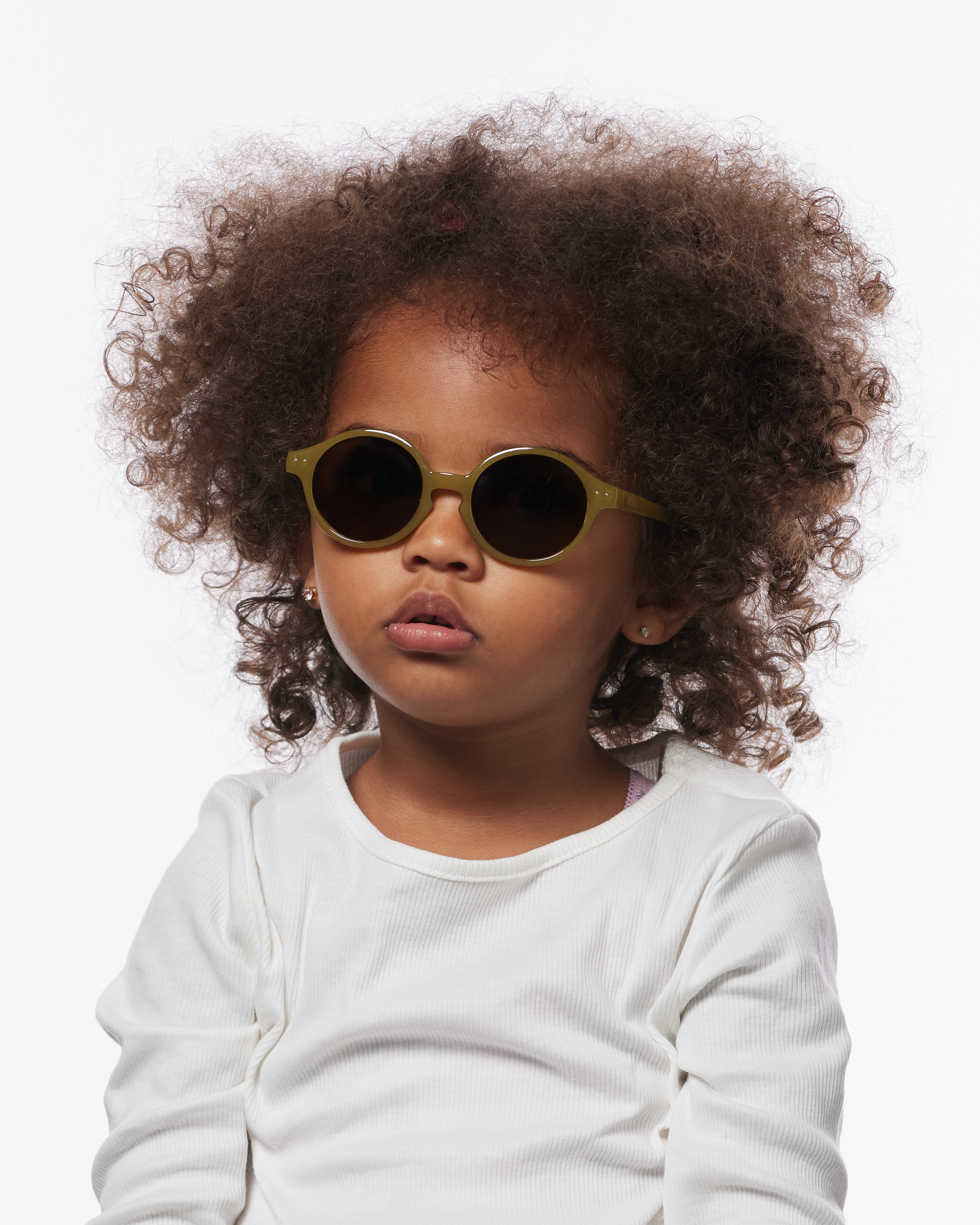 Izipizi Zonnebril #D Baby Glossy Khaki Polarized 0-3 jaar